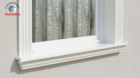 komplete alu aussenfensterbank 105