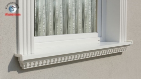 komplete alu aussenfensterbank 106 F