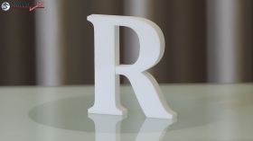 Styroporbuchstaben-r