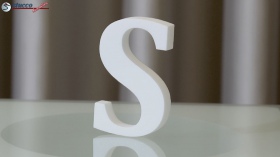 Styroporbuchstaben-s