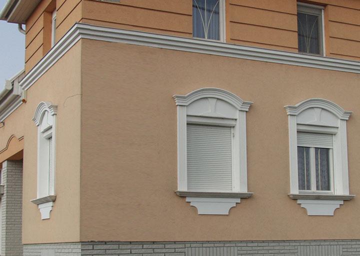 Fassadenprofile Gesimse für Hausfassaden