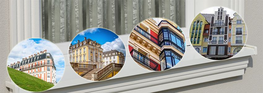 Stoßfest beschichtete Fassadenstuck Zierleisten Ankara 108