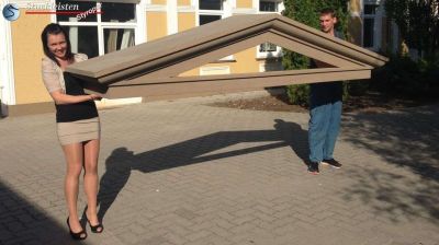Dreiecksgiebel für die Sanierung einer Altbaufassade