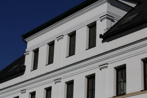 Fassadenstuck für außen an der Hausfassade