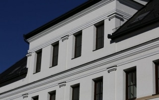 Fassadenstuck für außen an der Hausfassade