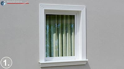 Fensterumrahmung mit Außenstuckprofil Freetown 100