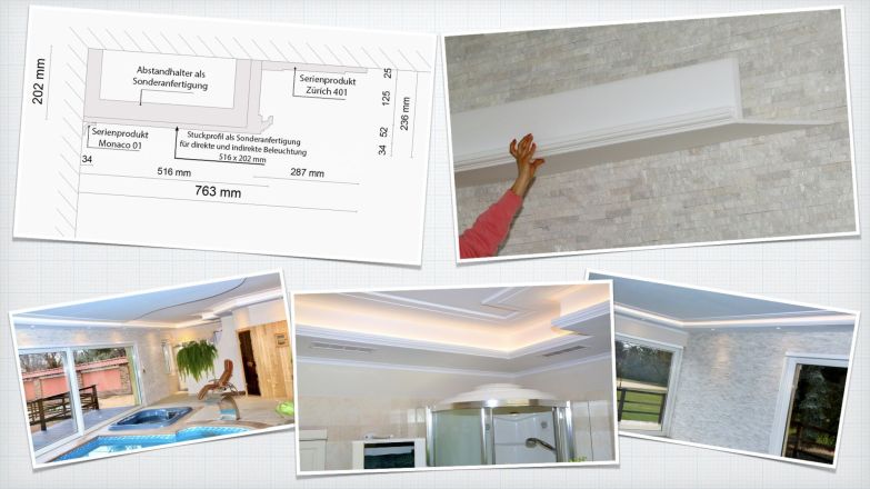 Edler Stuck passgenau und funktional designt