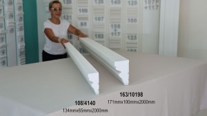 Fassadenprofile Ankara 108 und Ostbayern 163