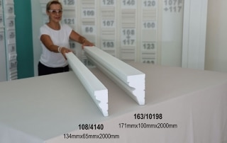 Fassadenprofile Ankara 108 und Ostbayern 163