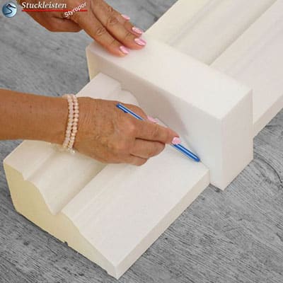 Markierschablone zur beschichteten Fassadenstuck Zierleiste Ostbayern 163