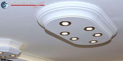 Design Stucklampe mit LED Spots Trier 14/1000x500-3