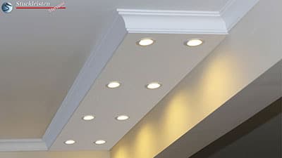 Direktbeleuchtung mit LEDs und L-Profil Bayern 400+10