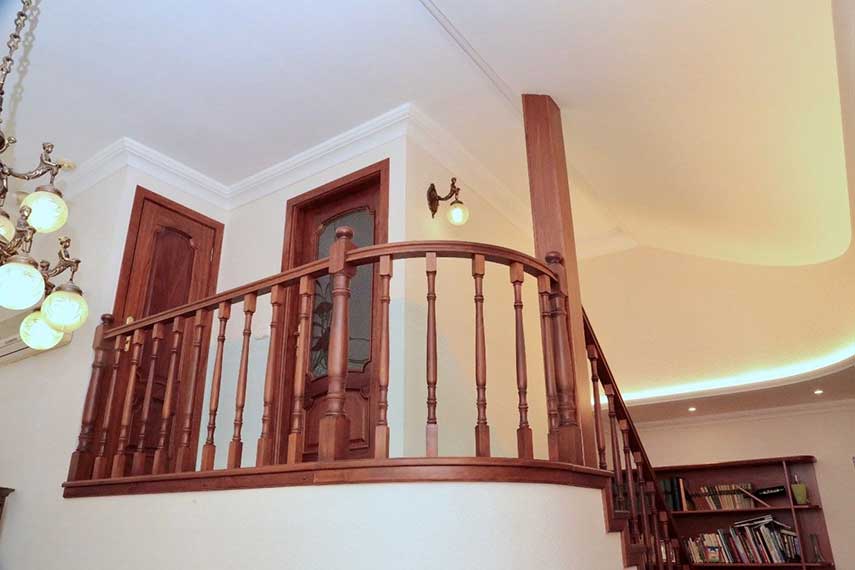 Raumgestaltung mit dem Stuckmuster Trier 14