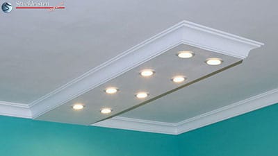 LED-Spots im U-Profil Bayern 400+2x10