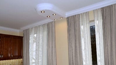 Deckenbeleuchtung mit LED-Spots und U-Profil Düren 21