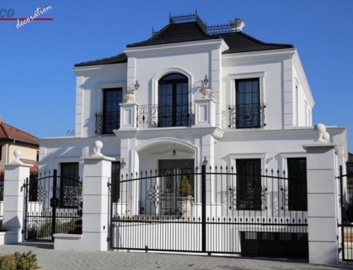 Edle Fassadengestaltung mit modernem Stuck vom Produzenten