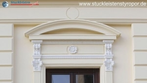 Flexible Stuckleisten für Rundfenster, Rundbögen und Oberlichter