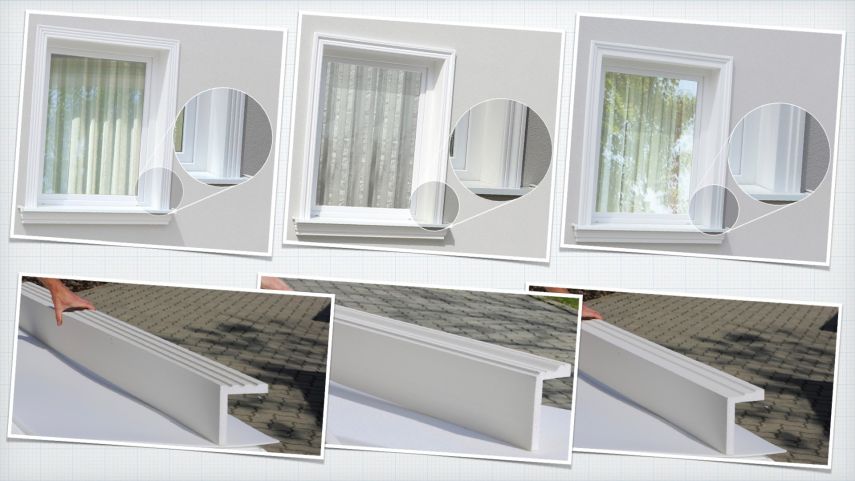 Komplettes Fassadenstuck-System